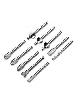 10pcs 1/8 Inch Shank Wood Working Router Bit Dremel Rotary Tool Parts