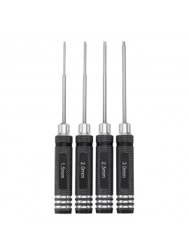 4pcs H1.5/2.0/2.5/3.0mm HSS Ball Screwdrivers Tool Kit